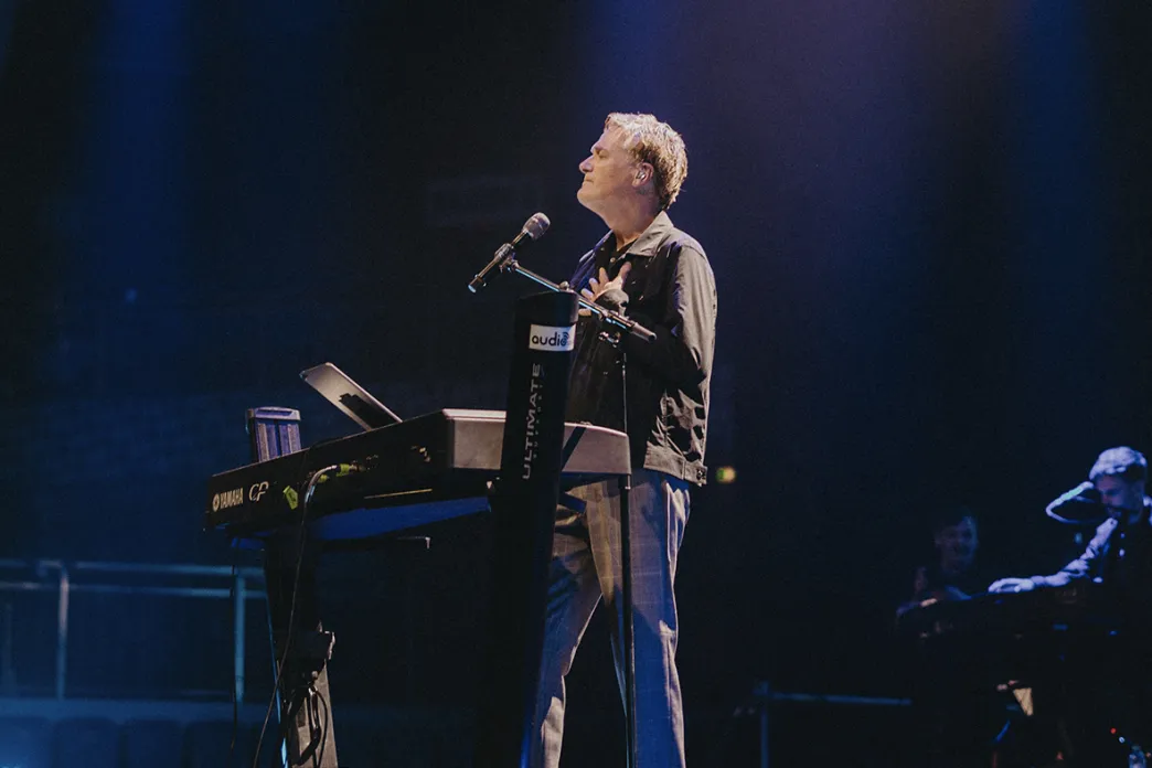 Michael W Smith singing on stage